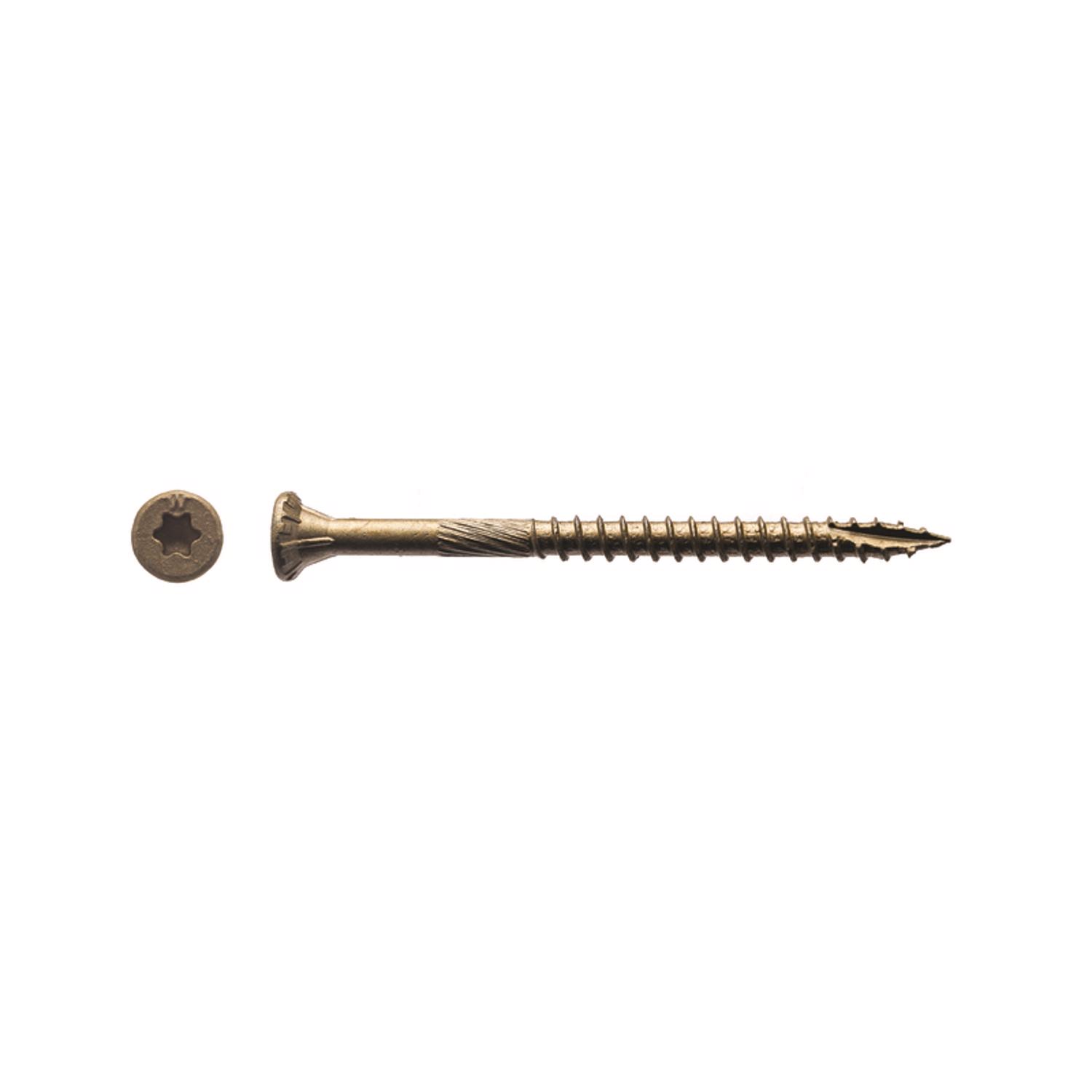 Big Timber No. 9 X 2-1/2 in. L Star Bronze Wood Screws 1 lb 93 pk - Jamoozus