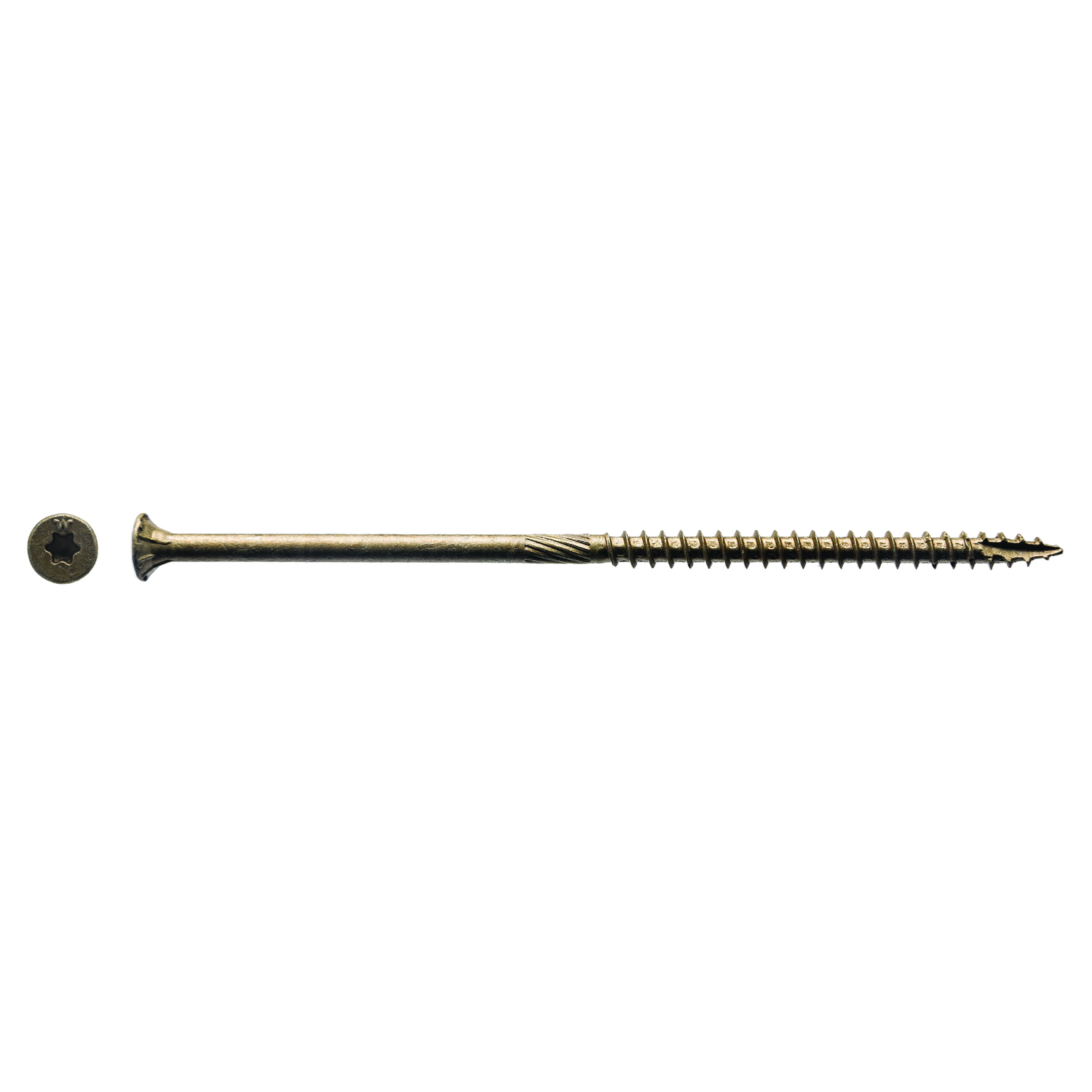Big Timber No. 10 X 5 in. L Star Bronze Wood Screws 750 pk - Jamoozus