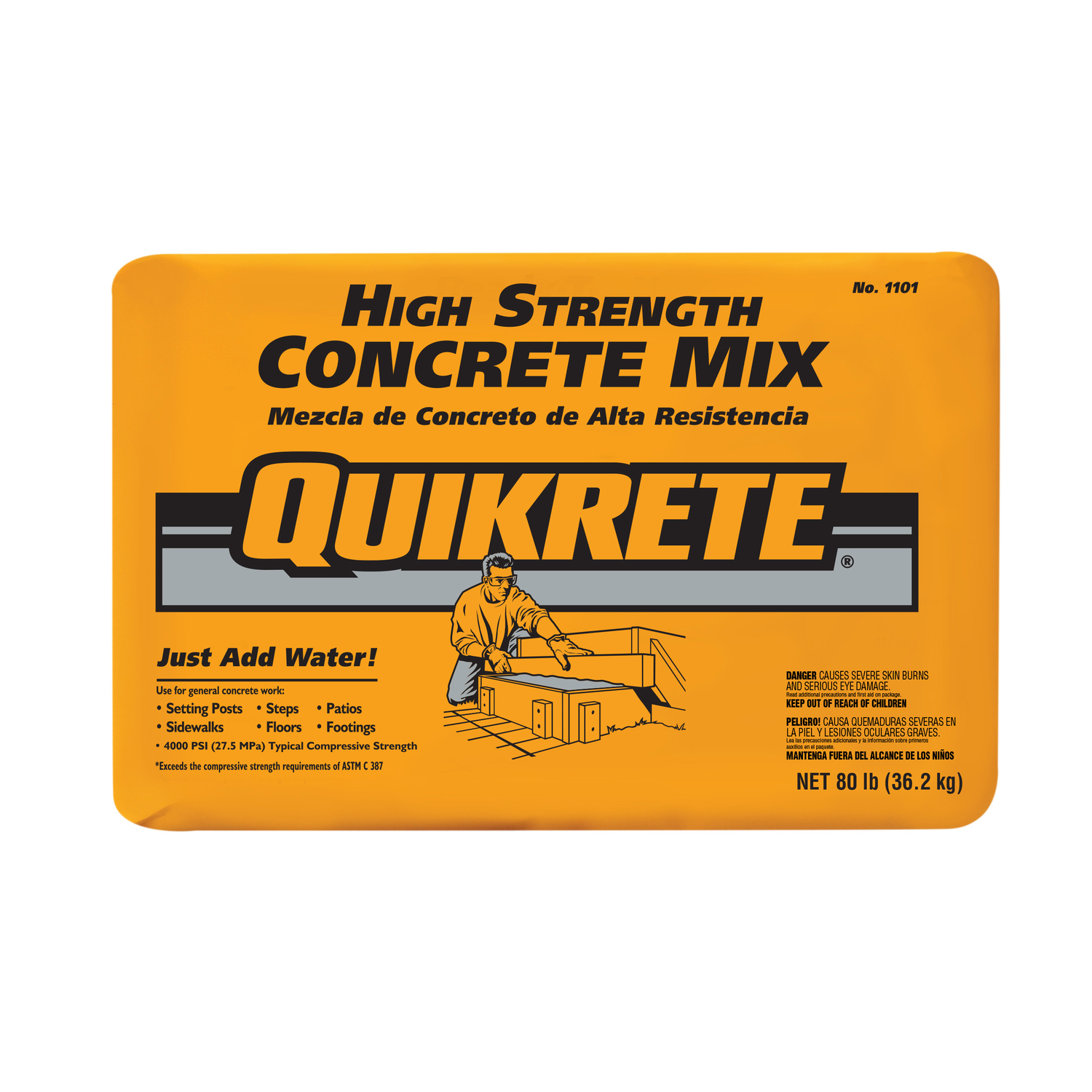 Quikrete Concrete Mix 80 lb Gray - Jamoozus