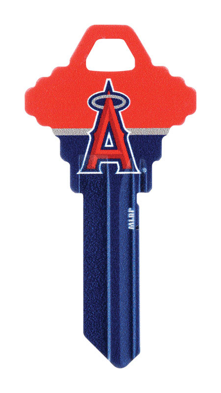 Hillman MLB Los Angeles Angels Painted Key House/Office Universal Key Blank Single - Jamoozus