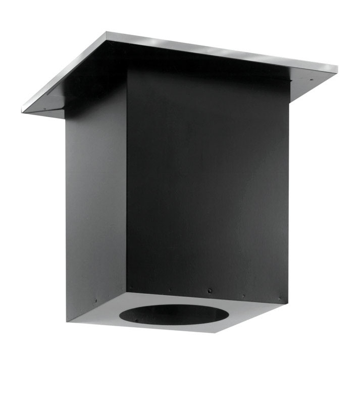 Simpson Duravent Support Box 6-5/8 in. Black - Jamoozus