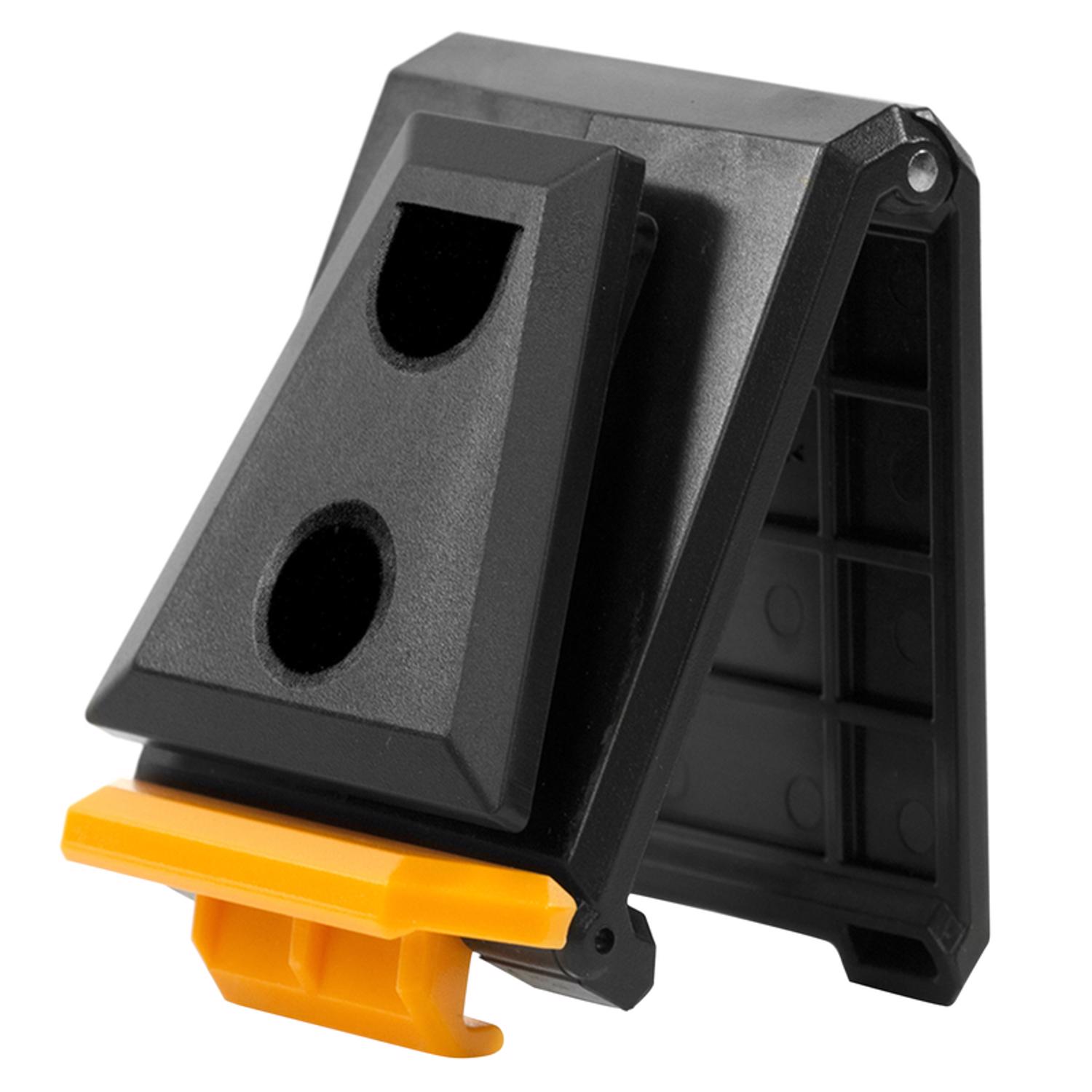 ToughBuilt 7.3 in. W X 6.2 in. H X 1.00 in. D Bracket Set Plastic Black/Yellow - Jamoozus