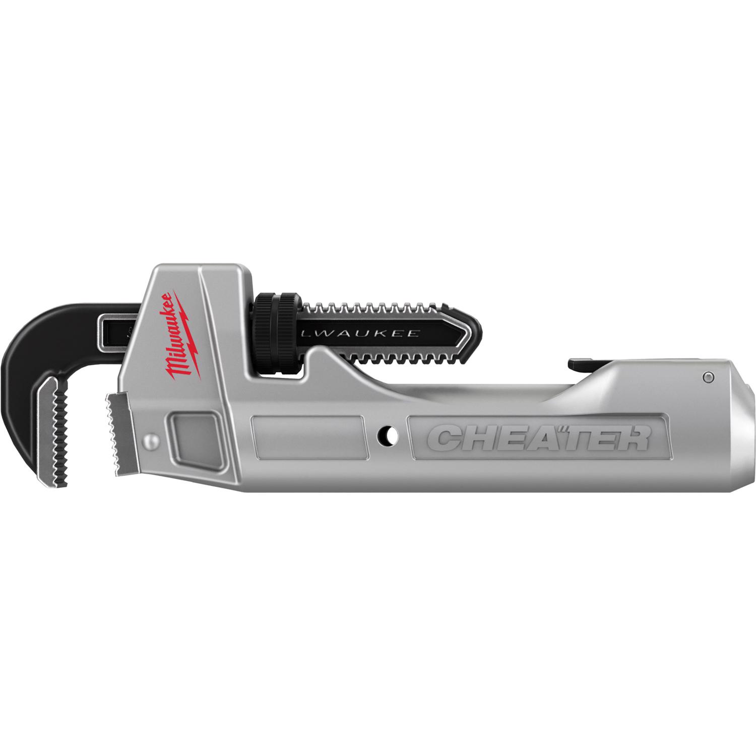 Milwaukee Cheater 2-1/2 in. Pipe Wrench 11-24 in. L Silver 1 pc - Jamoozus