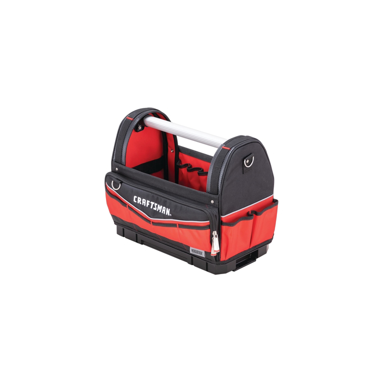 Craftsman VERSASTACK 8.875 in. W X 13.375 in. H Polyester Tool Tote 32 pocket Black/Red 1 pc - Jamoozus