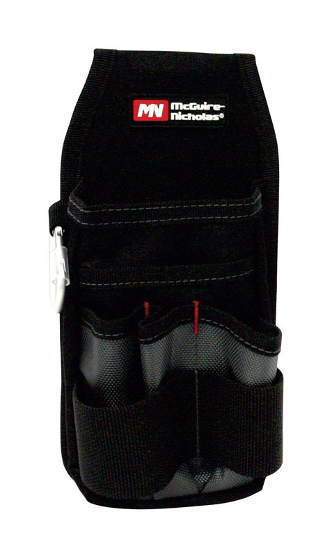 McGuire-Nicholas 8 in. W Polyester Tool Pouch 8 pocket Black 1 pc - Jamoozus