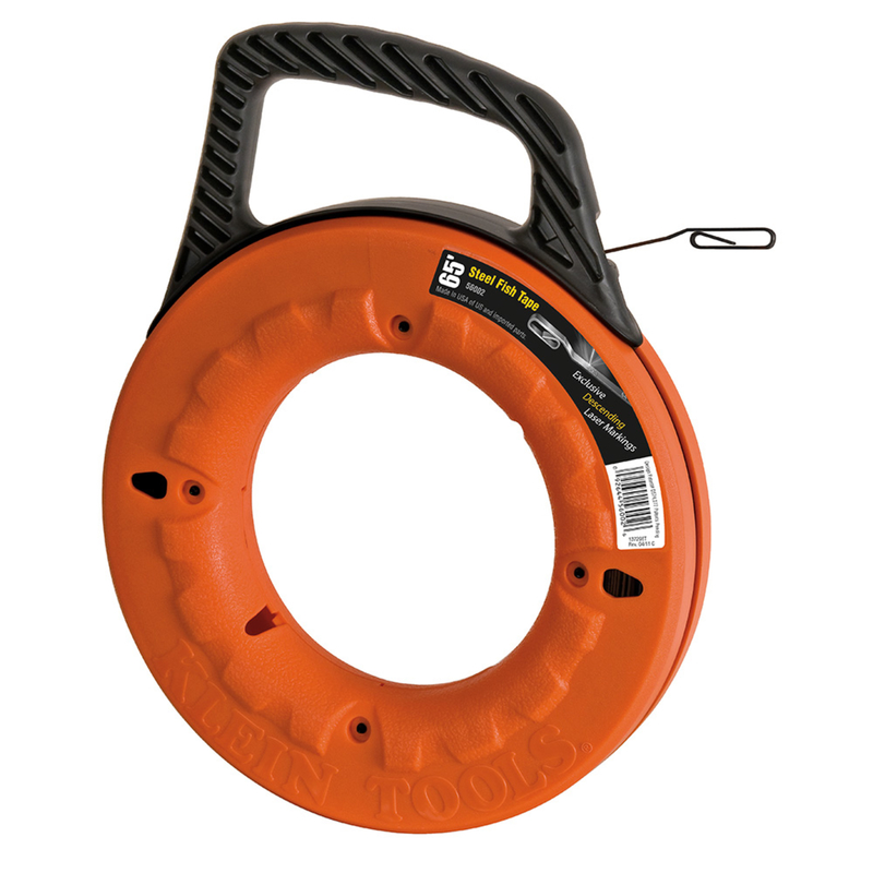 Klein Tools 0.13 in. W X 65 ft. L Steel Fish Tape - Jamoozus