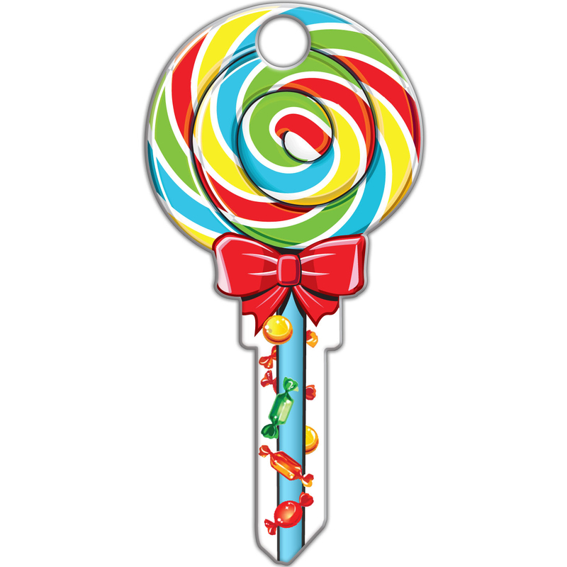Lucky Line Key Shapes Lollipop House Key Blank KW1/11 Single For Kwikset - Jamoozus