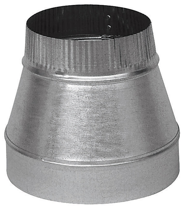 Imperial 10 in. D X 8 in. D Galvanized Steel Furnace Pipe Reducer - Jamoozus