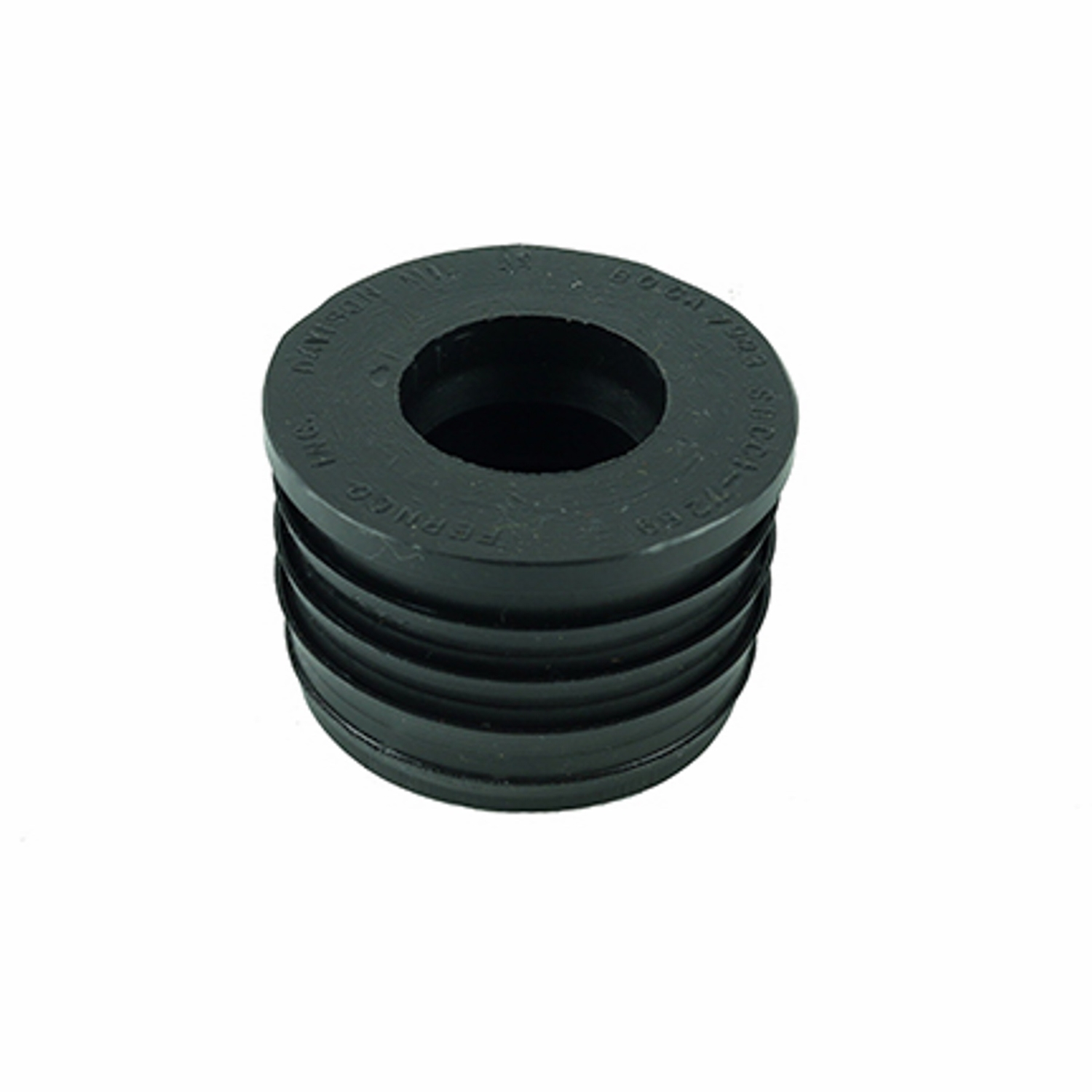 Fernco Schedule 40 2 in. Compression each X 1-1/2 in. D Compression PVC Donut Fitting 1 pk - Jamoozus