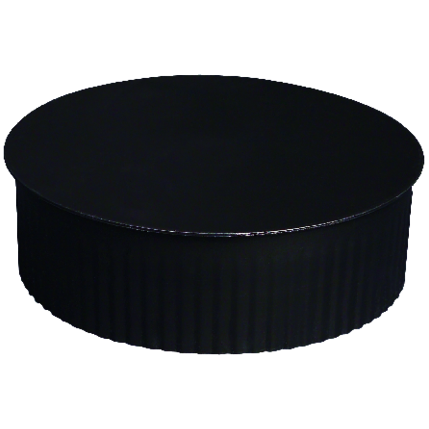 Imperial 7 in. D Steel Crimped Pipe End Cap - Jamoozus