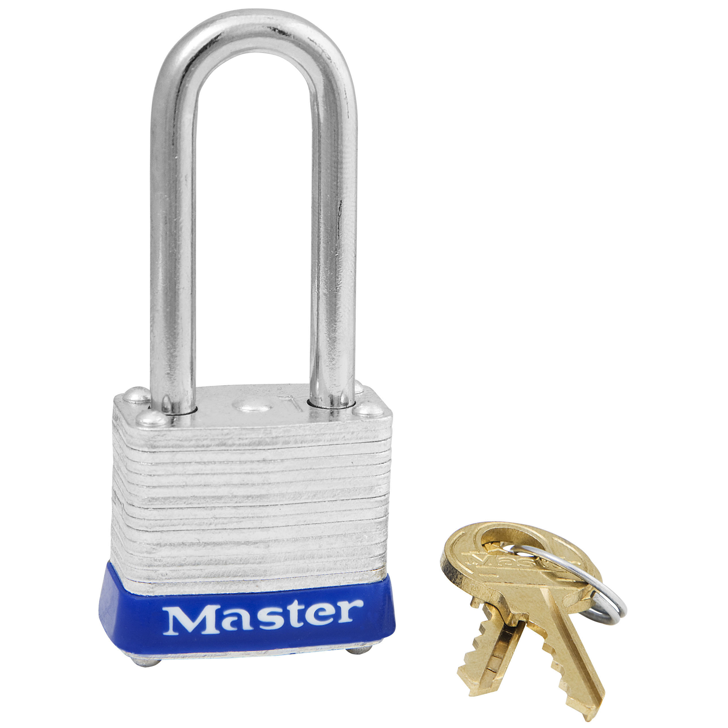 Master Lock 3.89 in. H X 2.17 in. W X 1.26 in. L Steel 4-Pin Cylinder Padlock Keyed Alike - Jamoozus