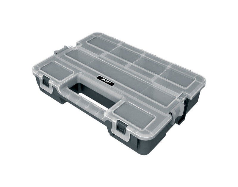 Ace 12-7/16 in. W X 7-13/16 in. H Interlocking Organizer Plastic Gray - Jamoozus