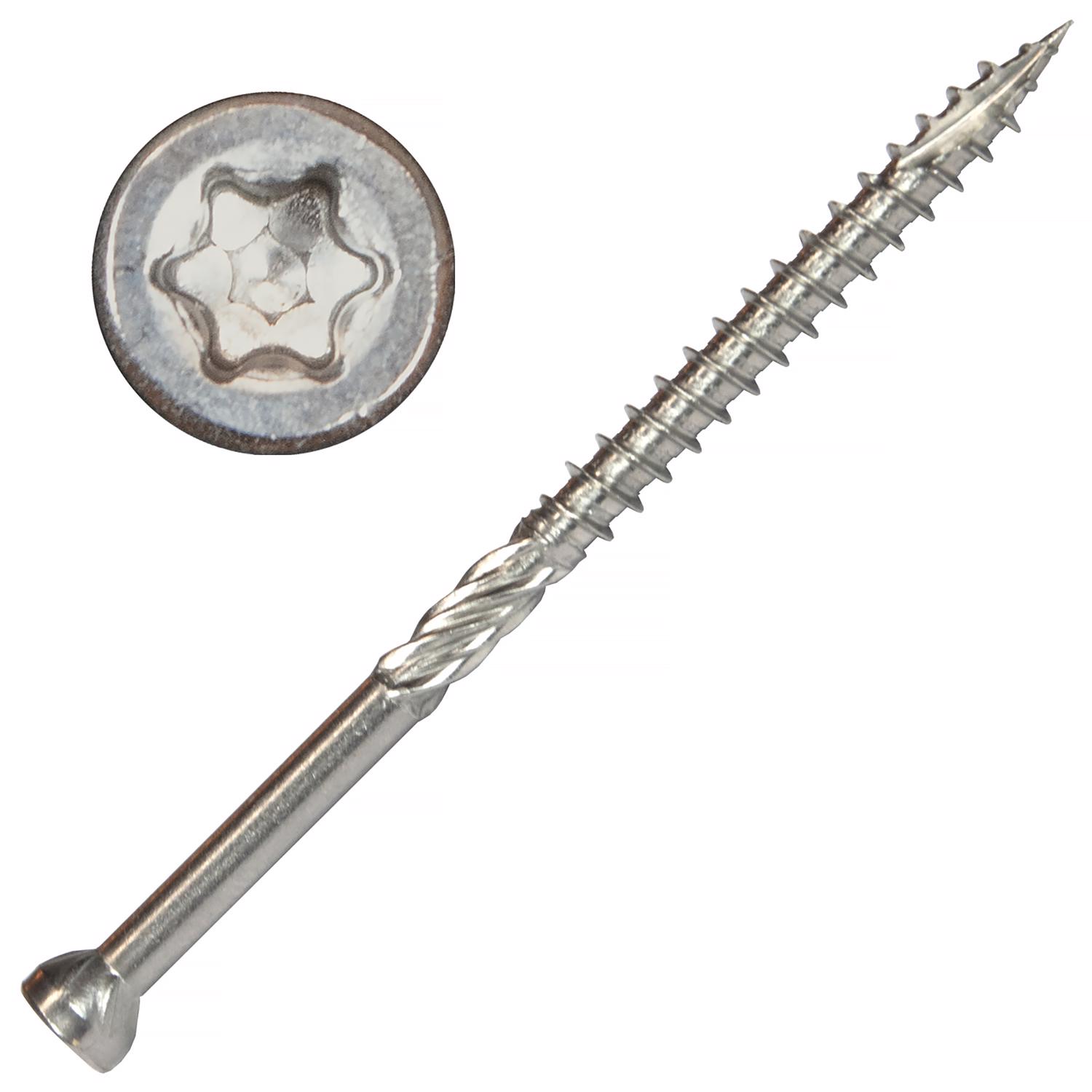 Screw Products EPIC No. 9 X 3 in. L Star Trim Screws 1 lb 81 pk - Jamoozus