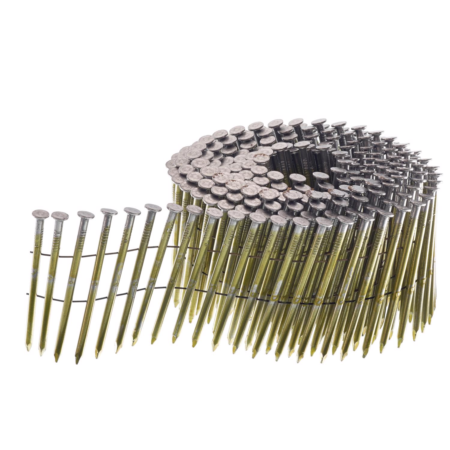 Senco 2.5 in. Siding Bright Stainless Steel Nail Full Round Head - Jamoozus