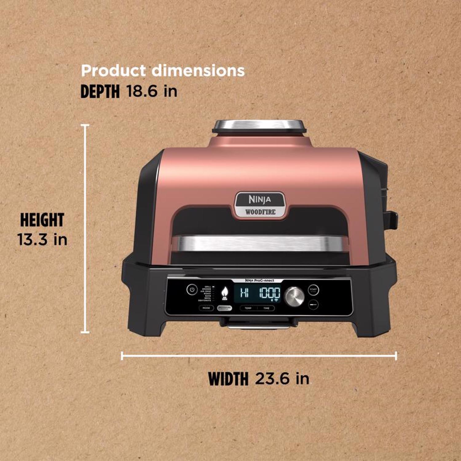 Ninja Electric Grill and Smoker Rust - Jamoozus