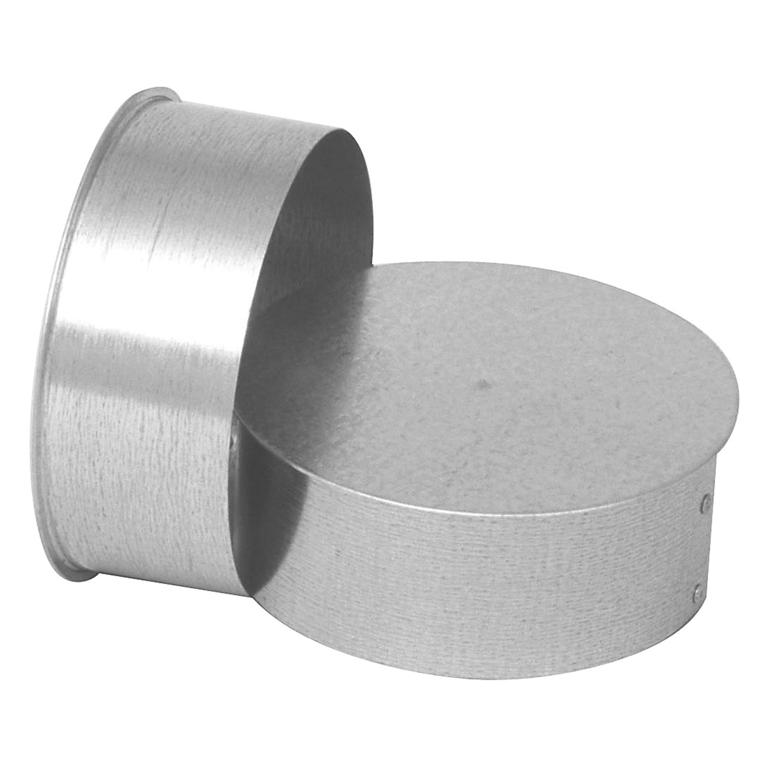 Imperial Manufacturing 8 in. X 6 in. X 6 in. Galvanized Steel Stove Pipe Tee Cap Flow Tee - Jamoozus