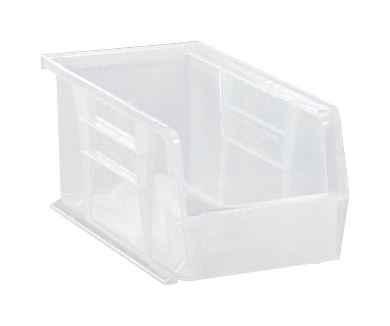 Quantum Storage 5-1/2 in. W X 5 in. H Storage Bin Plastic 1 compartments Clear - Jamoozus