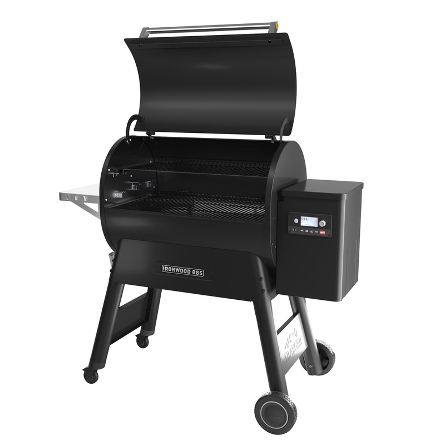 Traeger Ironwood 885 Wood Pellet WiFi Grill and Smoker Black - Jamoozus