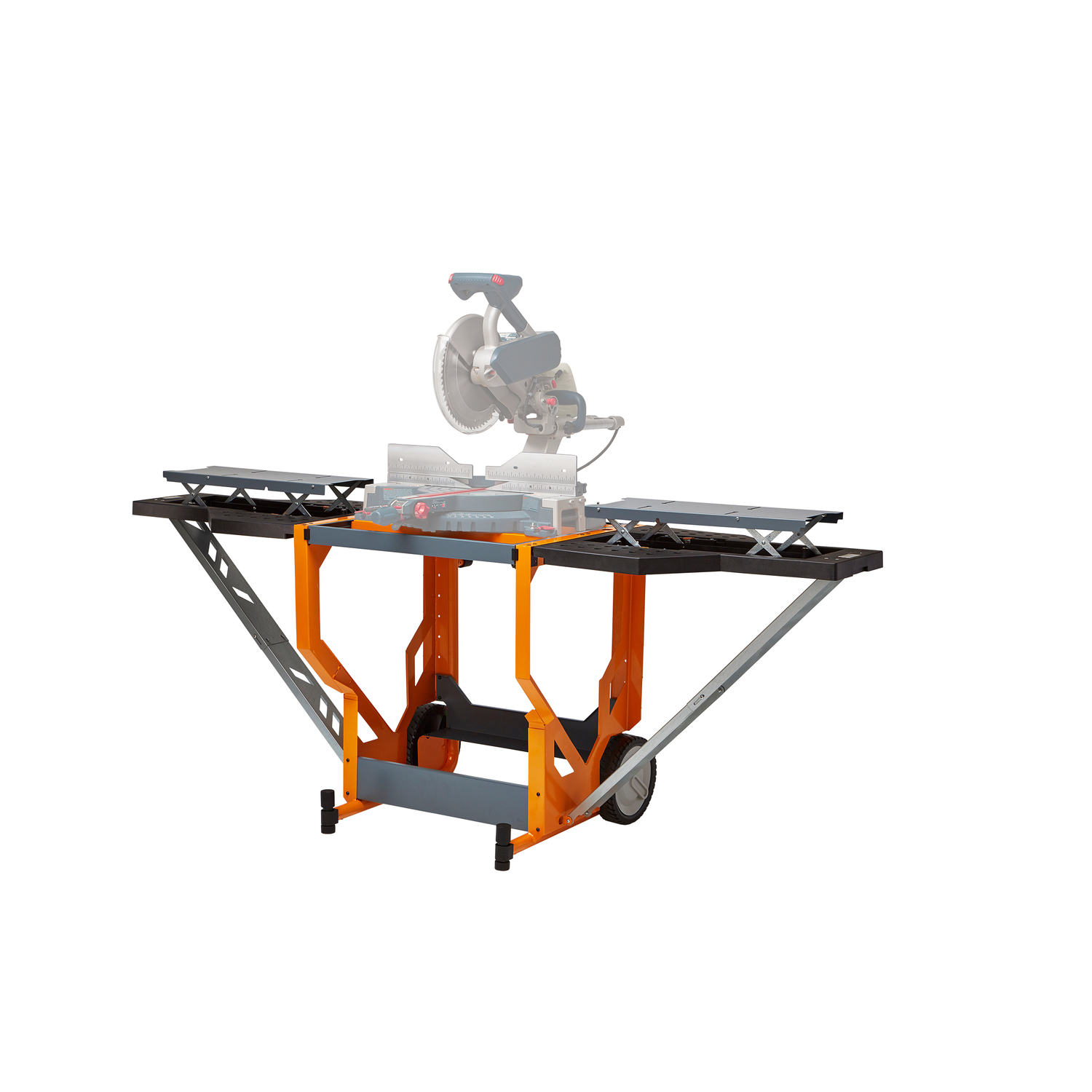 Bora Portamate 31 in. L X 29 in. W X 34 in. H Rolling Miter Saw Station - Jamoozus
