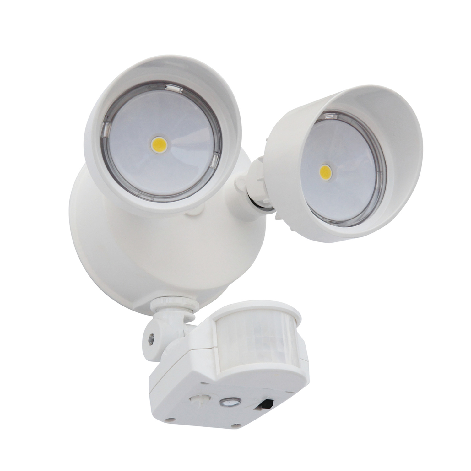 Lithonia Lighting Motion-Sensing Hardwired LED White Security Light - Jamoozus