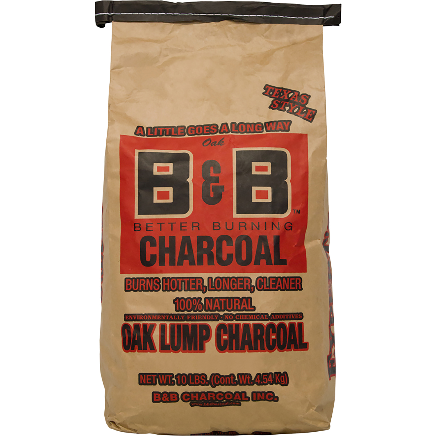 B&B Charcoal All Natural Oak Hardwood Lump Charcoal 10 lb - Jamoozus