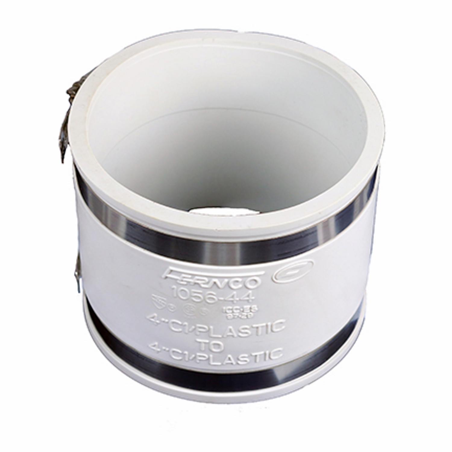 Fernco Schedule 40 4 in. Hub each X 4 in. D Hub PVC Coupling 1 pk - Jamoozus