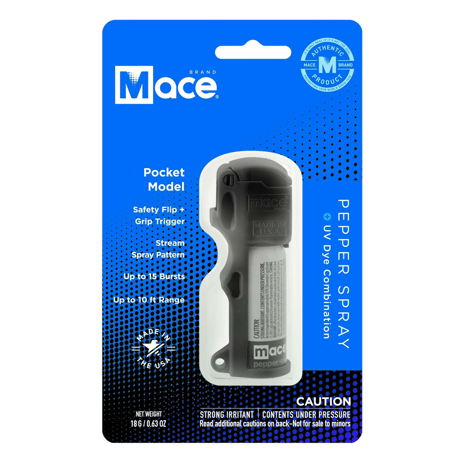 Mace Sport Black Aluminum/Plastic Pepper Spray - Jamoozus