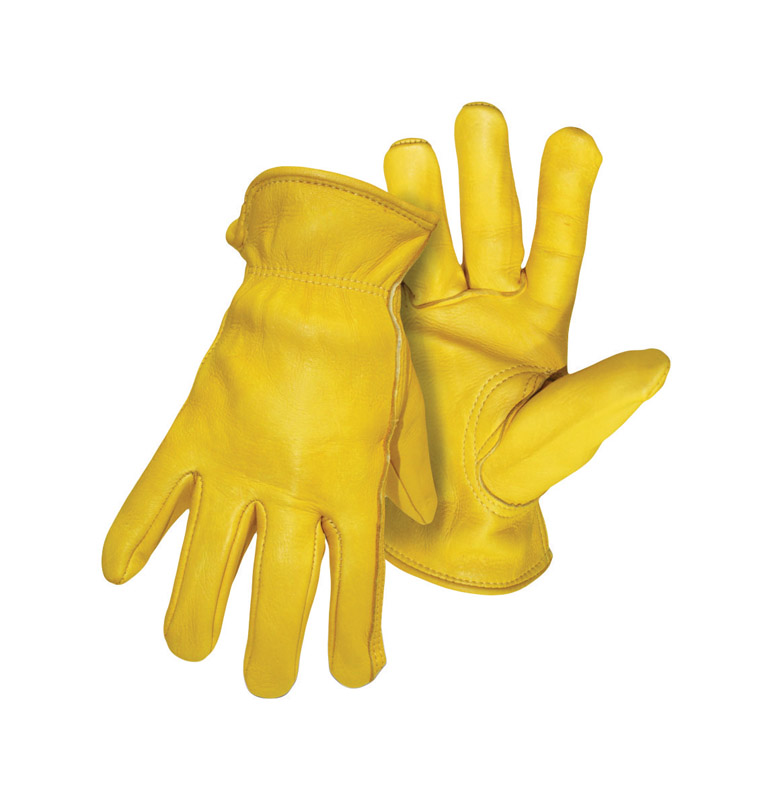 Boss Men's Indoor/Outdoor Driver Gloves Yellow XL 1 pair - Jamoozus