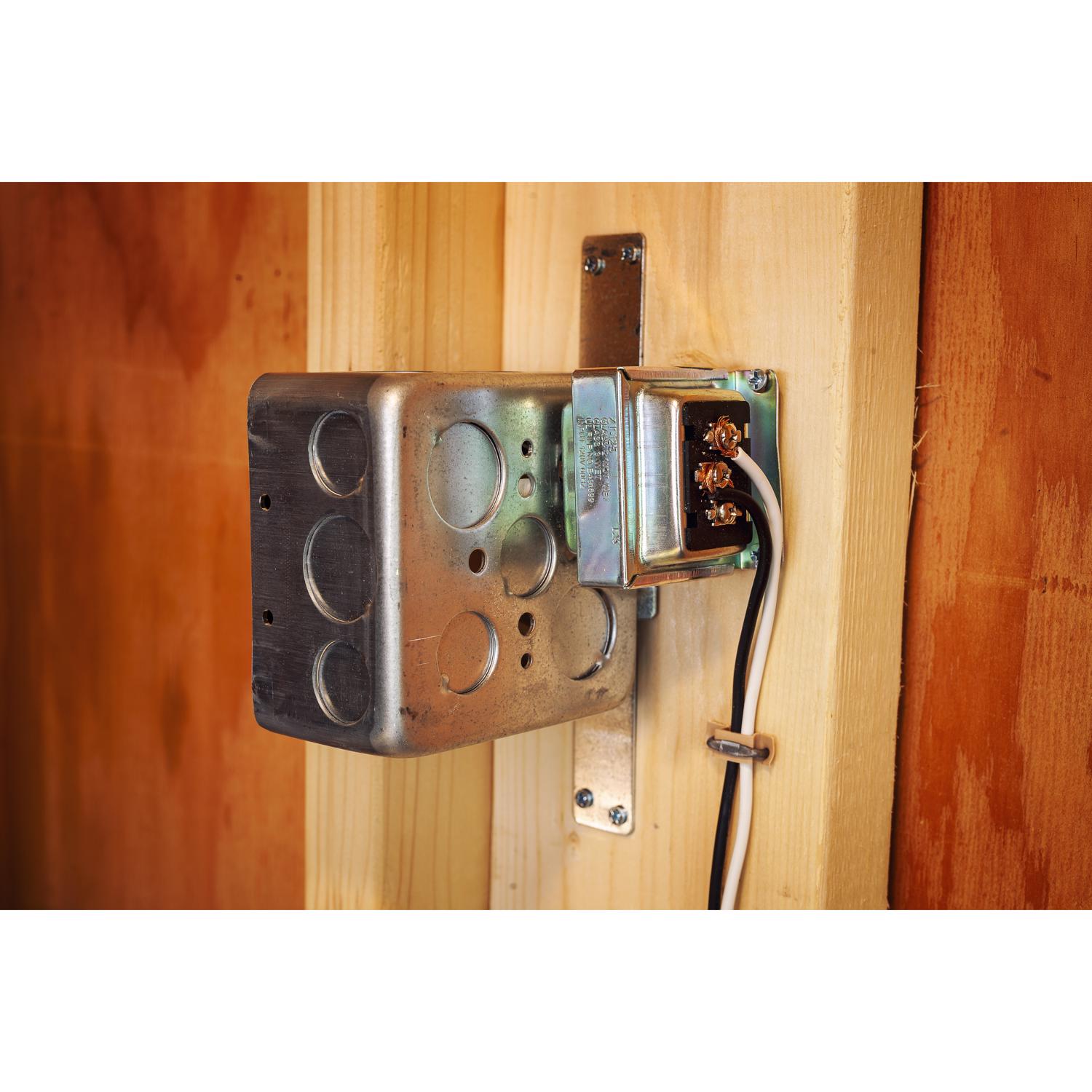 Heath Zenith Metal Wired Door Chime Transformer - Jamoozus