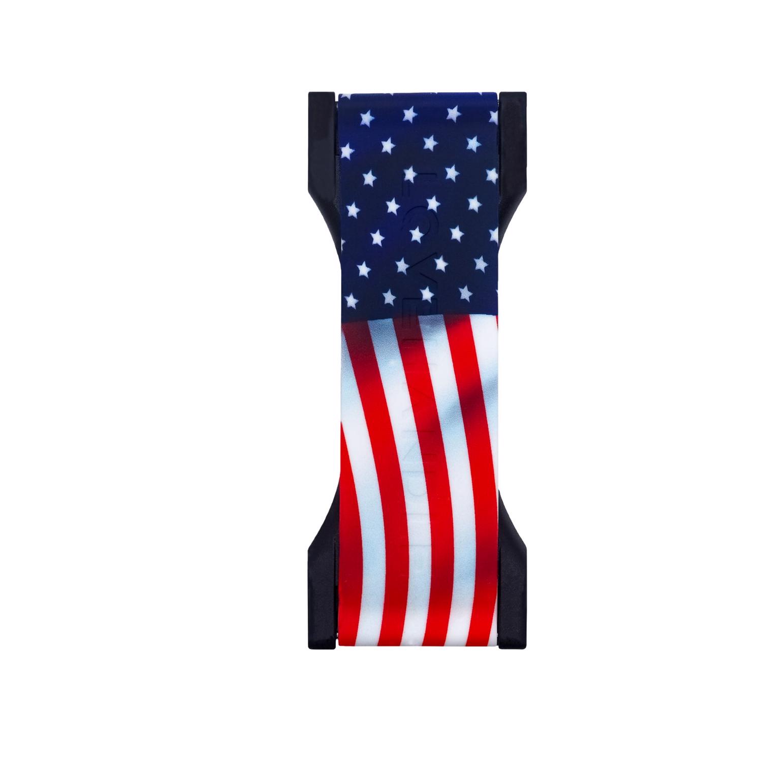 LoveHandle Blue/Red/White American Flag Cell Phone Grip For All Mobile Devices - Jamoozus