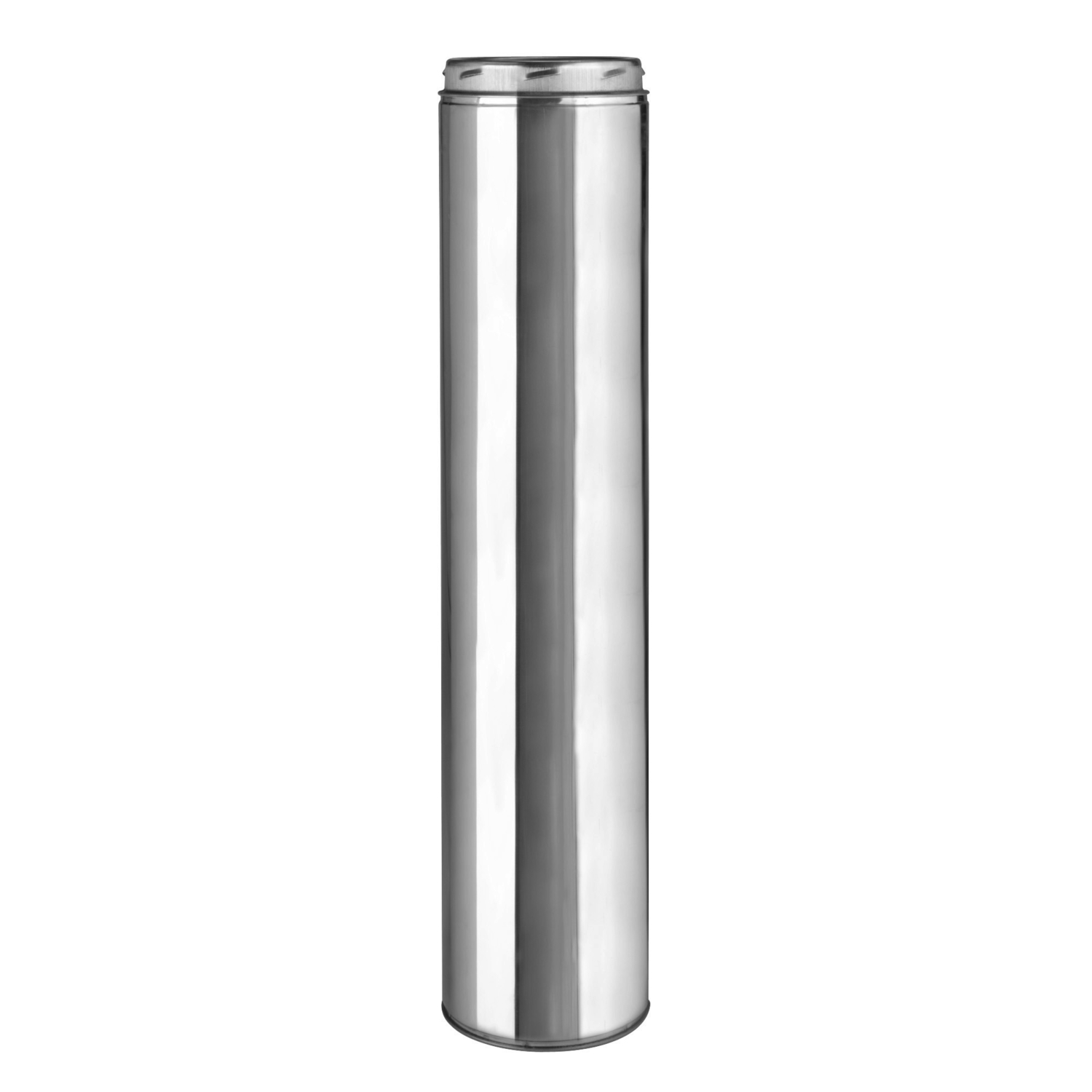 Selkirk Sure-Temp 6 in. D X 24 in. L Stainless Steel Chimney Pipe - Jamoozus