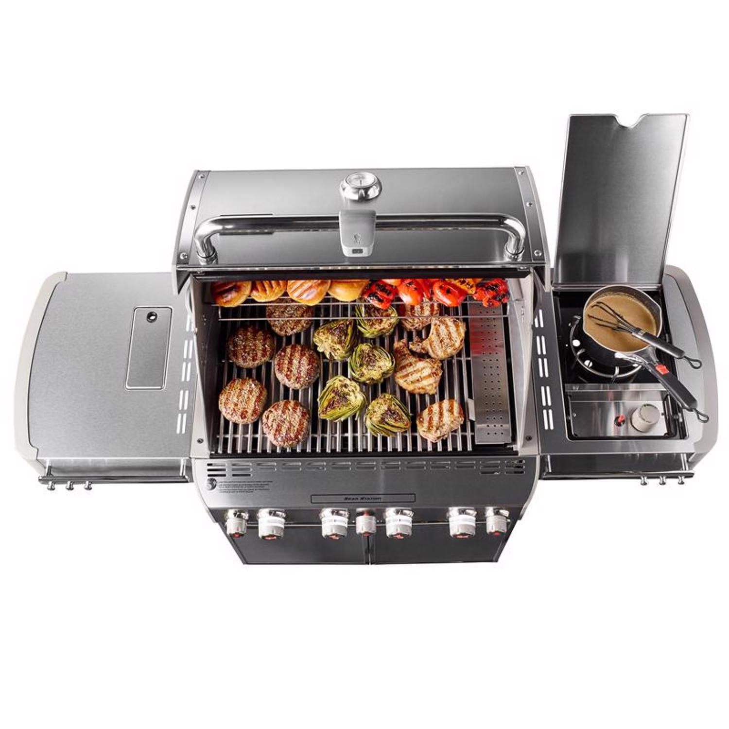 Weber Summit S-470 4 Burner Liquid Propane Grill Stainless Steel - Jamoozus