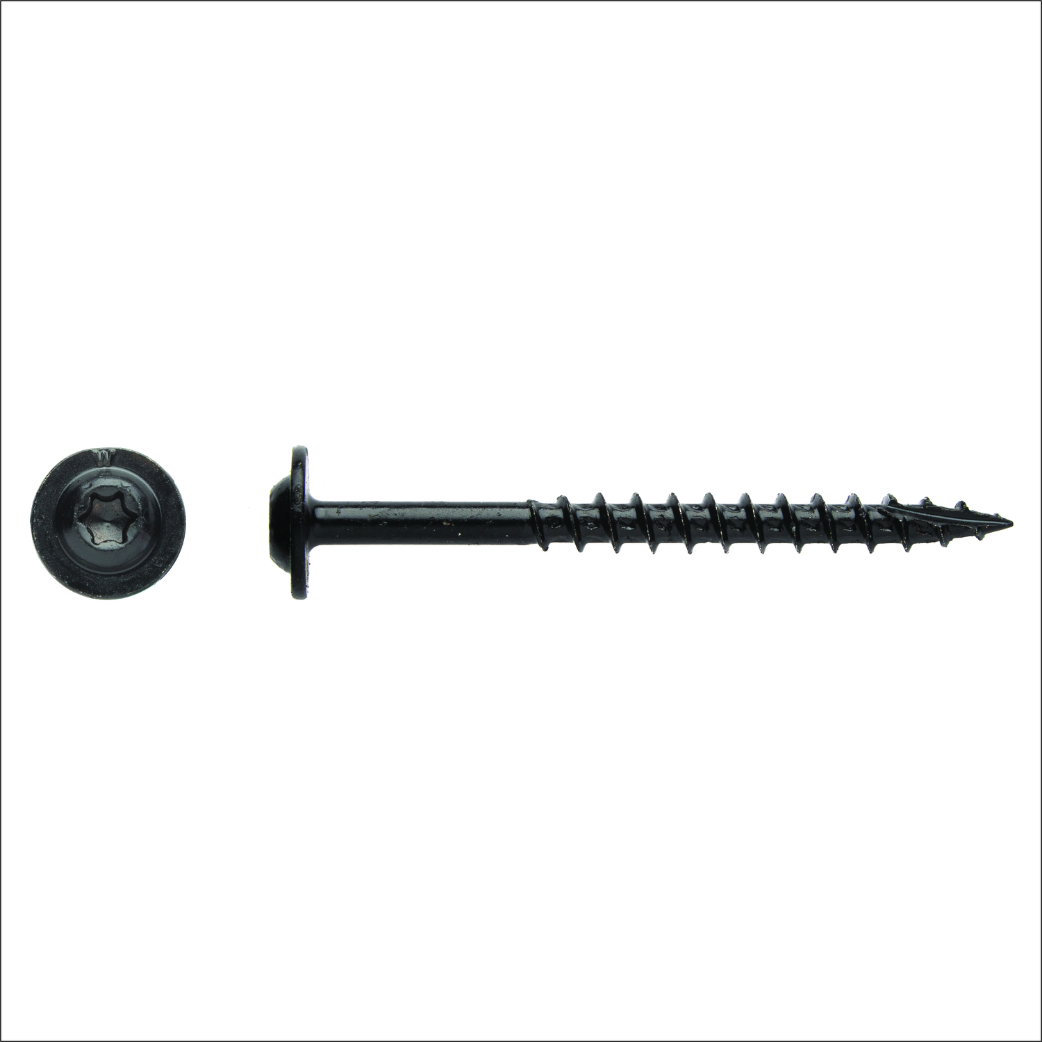 Big Timber No. 10 X 2-1/2 in. L Star Black Cabinet Screws 5 lb 365 pk - Jamoozus