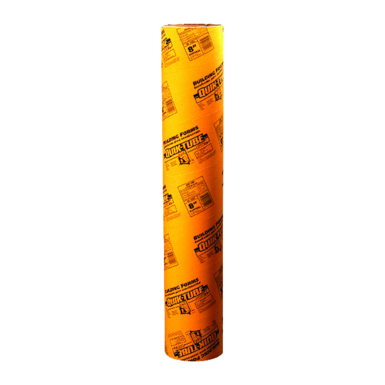Quikrete Quik-Tube Cardboard Concrete Building Form Tube 4 ft. L X 8 in. D - Jamoozus