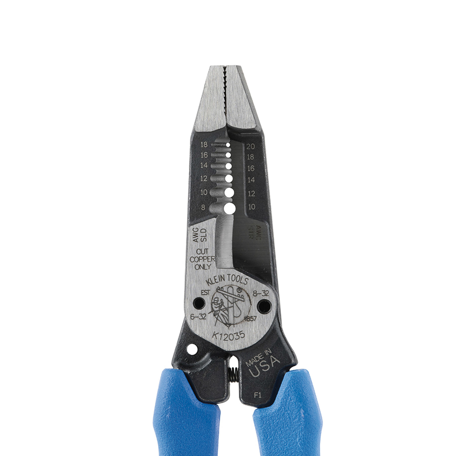 Klein Tools Klein-Kurve 20 Ga. 8.41 in. L Wire Stripper - Jamoozus