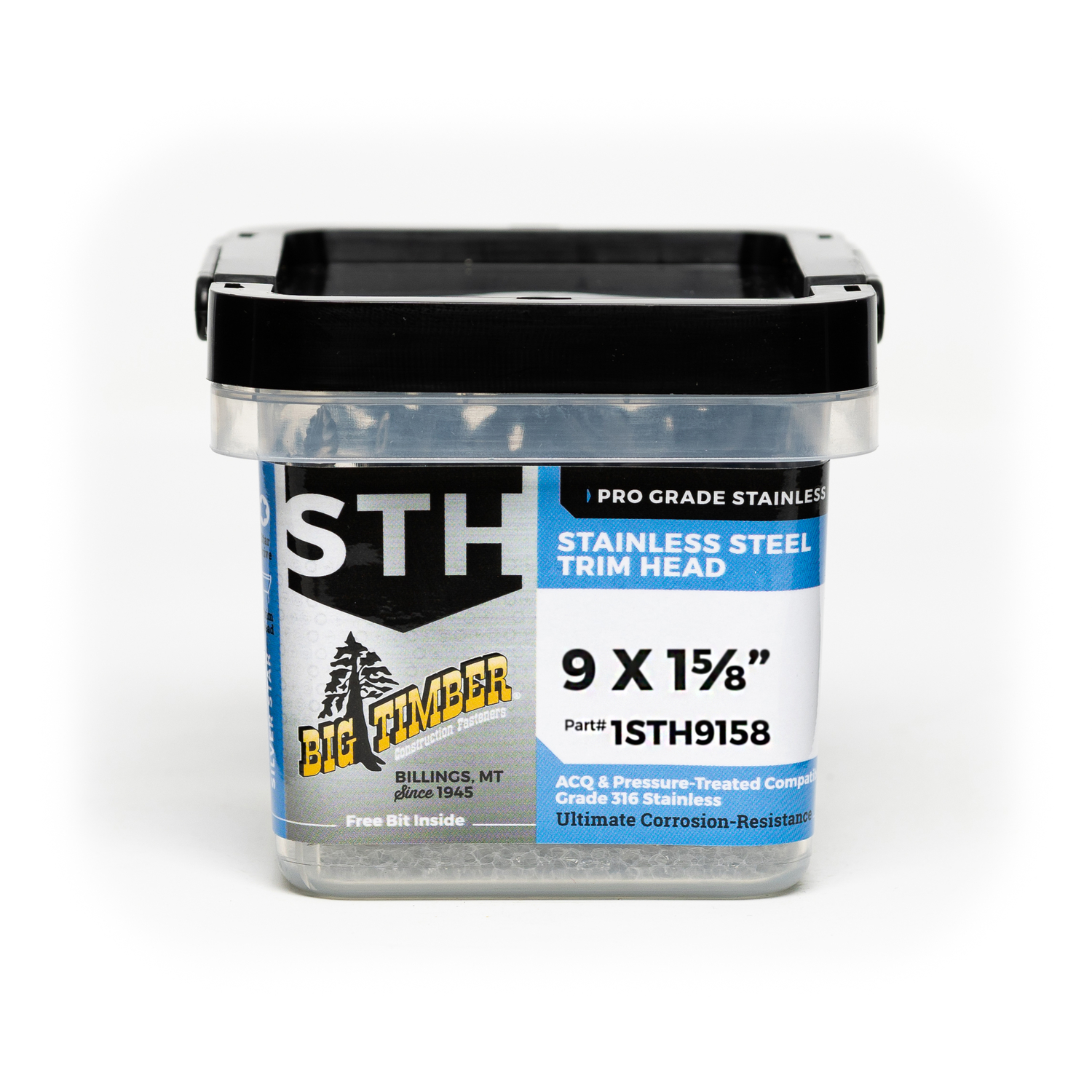 Big Timber No. 9 X 1-5/8 in. L Star Wood Screws 1 lb 174 pk - Jamoozus