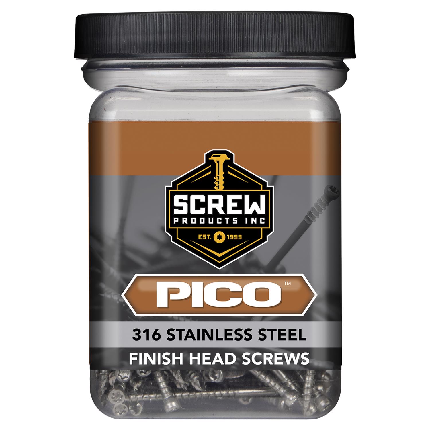 Screw Products PICO No. 8 X 2 in. L Star Wood Screws 1 lb 158 pk - Jamoozus