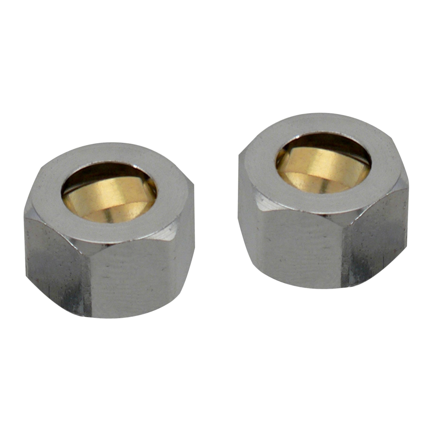 Plumb Pak 3/8 in. Compression in. Brass Coupling Nut - Jamoozus
