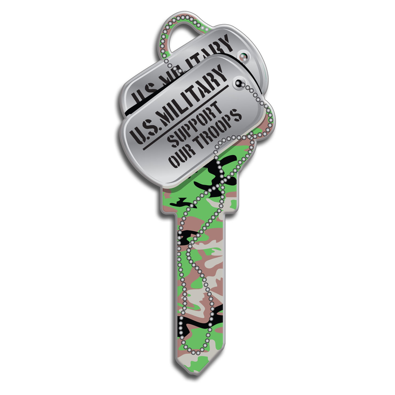 Lucky Line Key Shapes Dog Tags House Key Blank SC1 Single For Schlage - Jamoozus