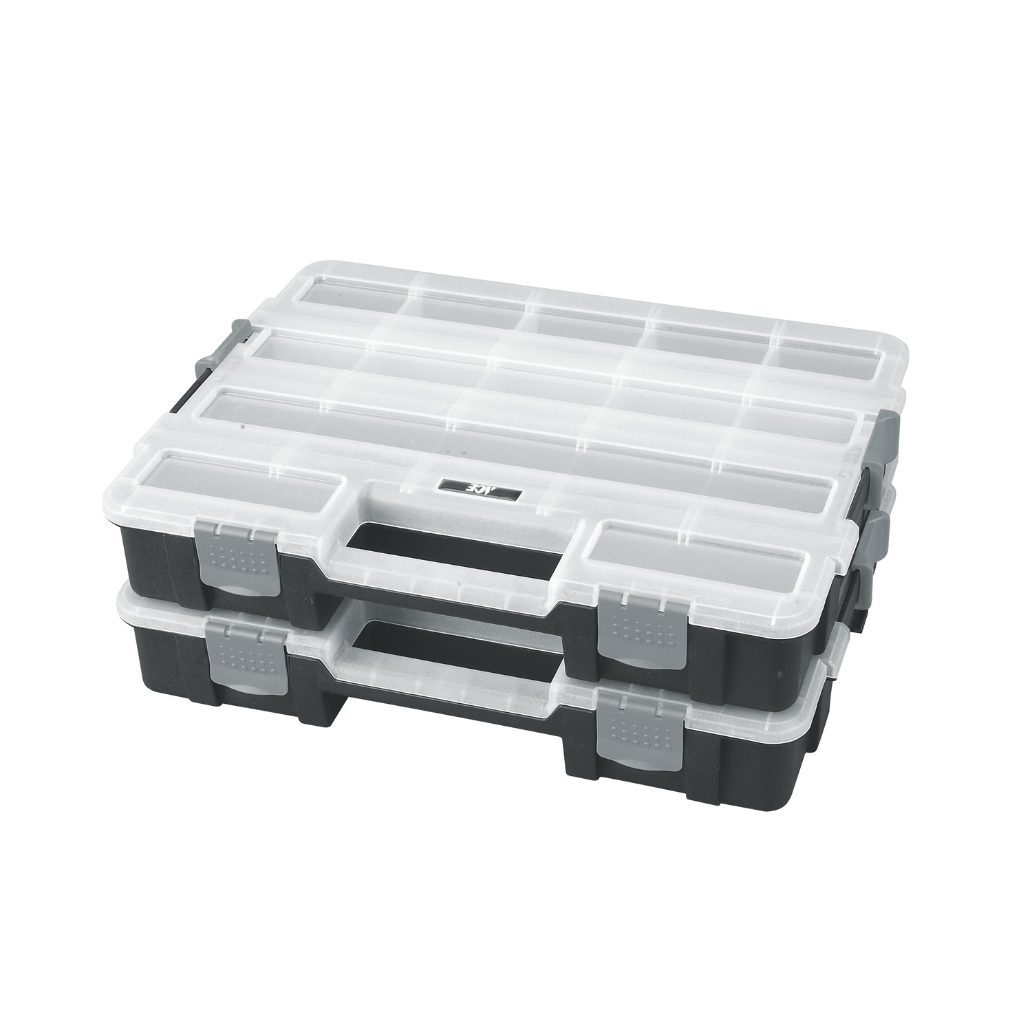 Ace 11-3/8 in. W X 14-3/4 in. H Interlocking Organizer Plastic 17 compartments Gray - Jamoozus