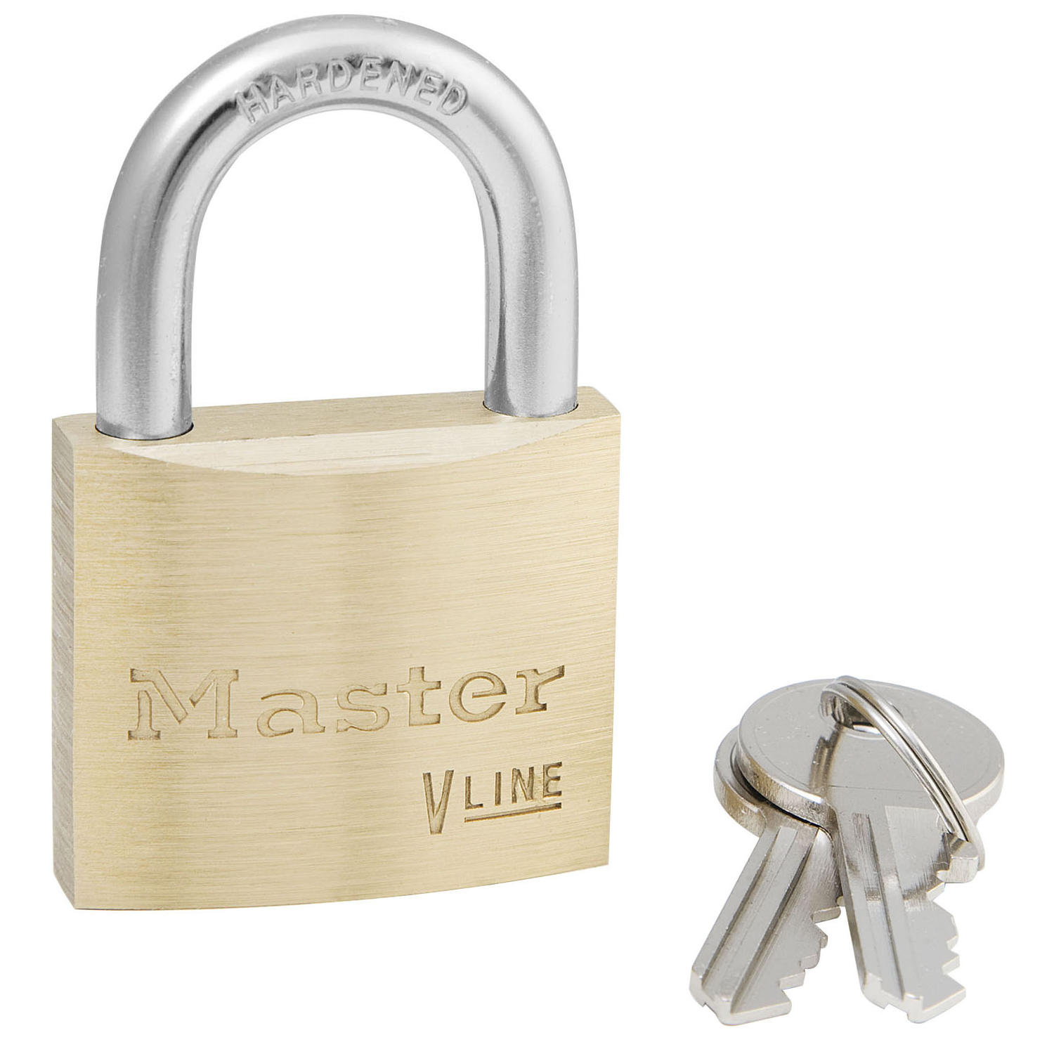 Master Lock 4140KA 1-1/2 in. W Brass 4-Pin Tumbler Padlock Keyed Alike - Jamoozus