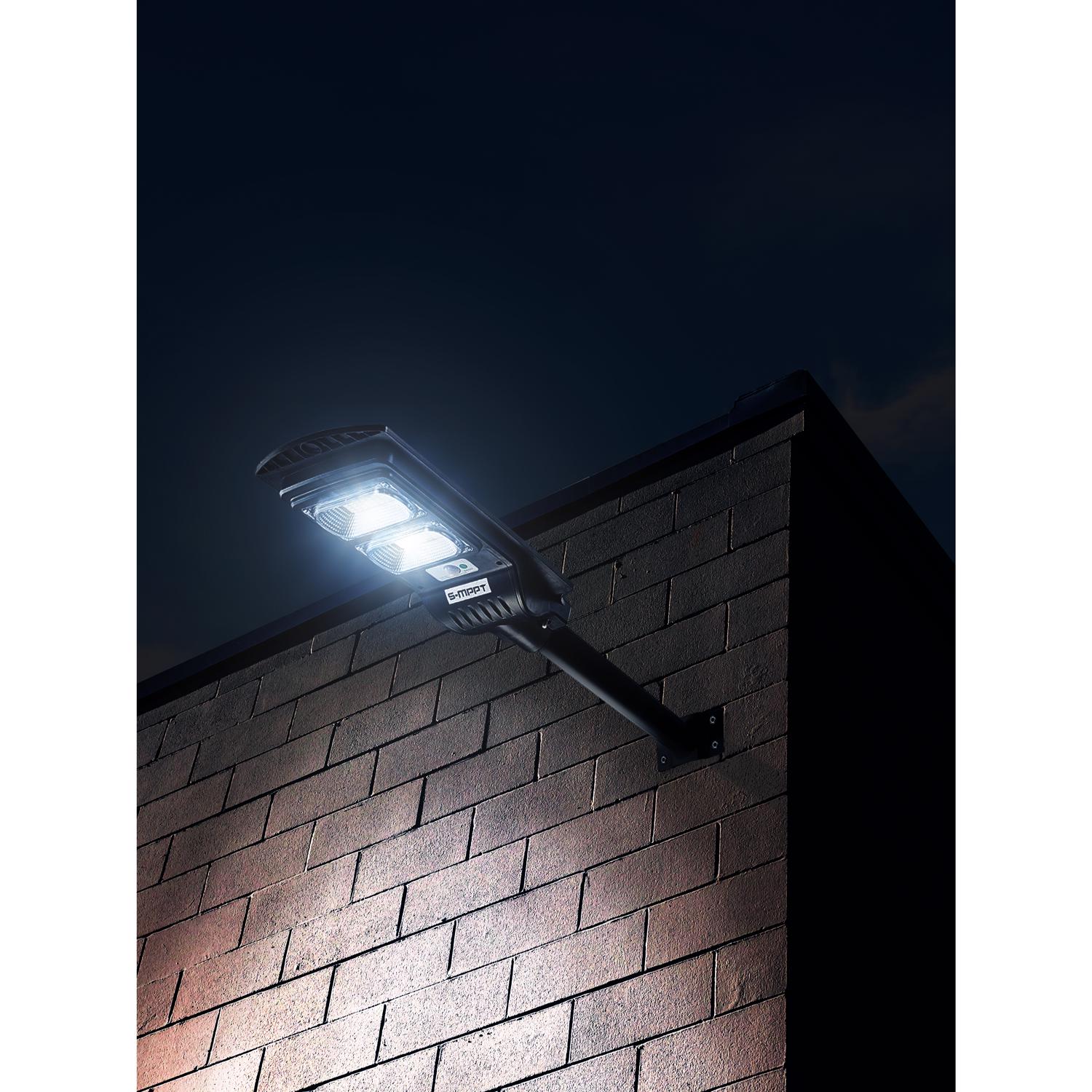 Classy Caps Motion-Sensing Solar Powered LED Black Security Light - Jamoozus