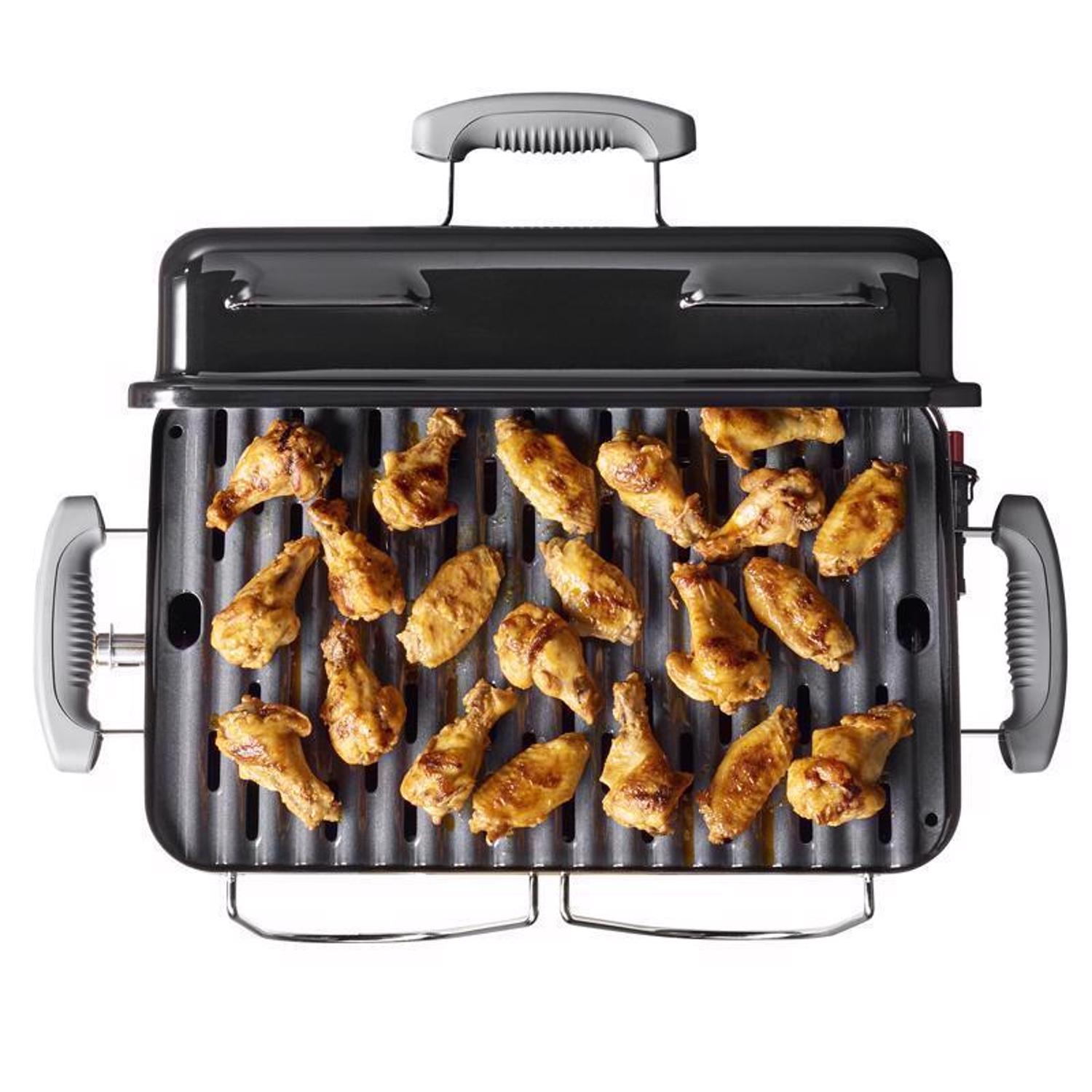 Weber Go-Anywhere 1 Burner Liquid Propane Grill Black - Jamoozus