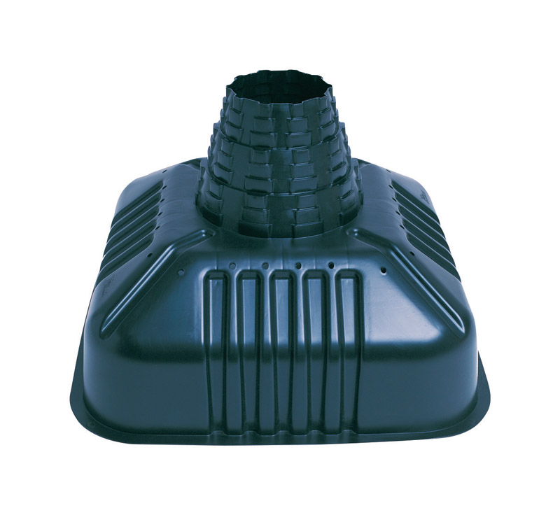 SquareFoot Plastic Concrete Footing Forms 20 in. H X 28 in. W X 28 in. L X 12 in. D - Jamoozus