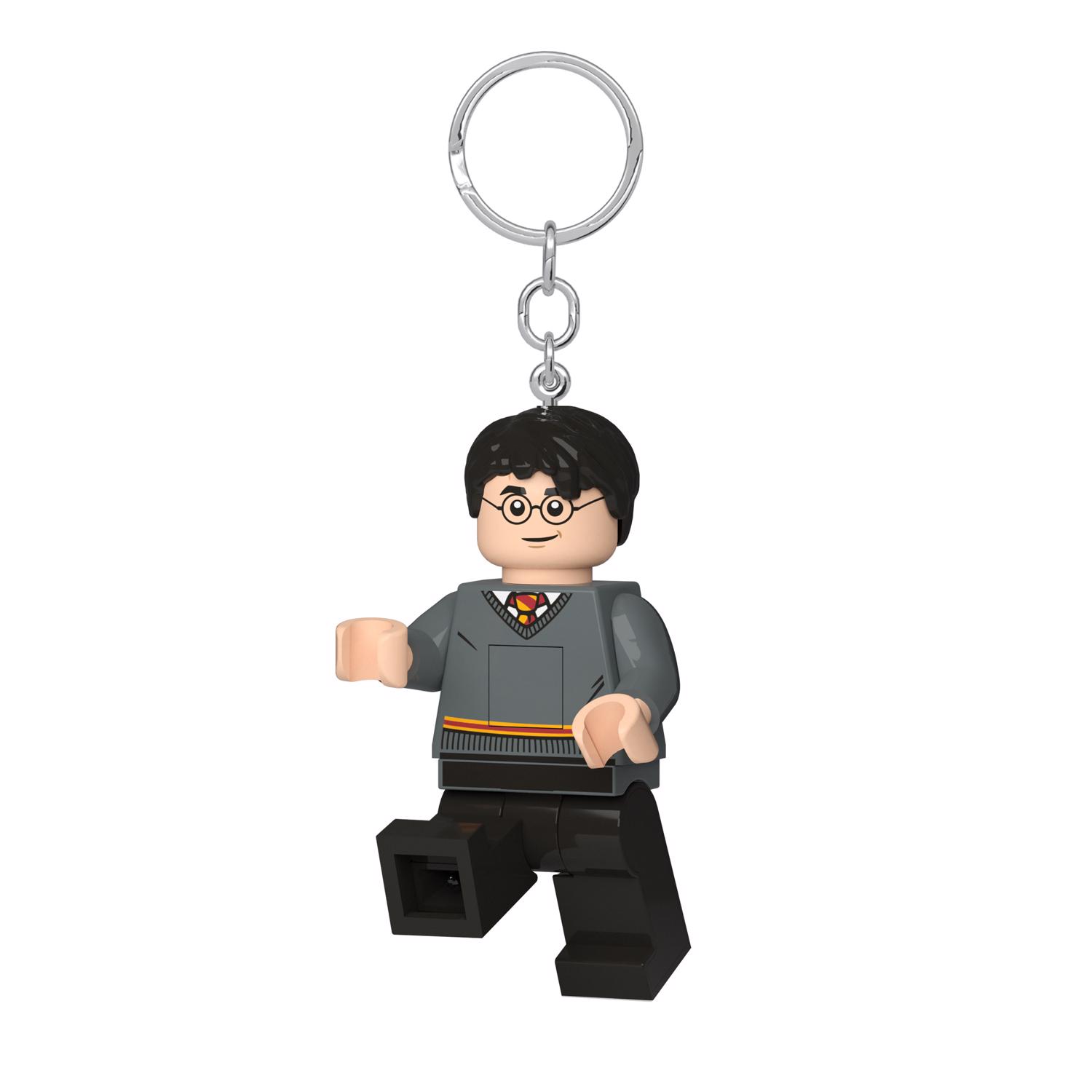 LEGO Harry Potter Plastic Gray Harry Potter Keychain w/LED Light - Jamoozus