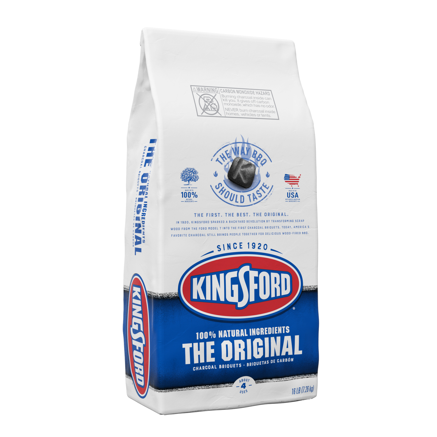 Kingsford All Natural Original Charcoal Briquettes 16 lb - Jamoozus