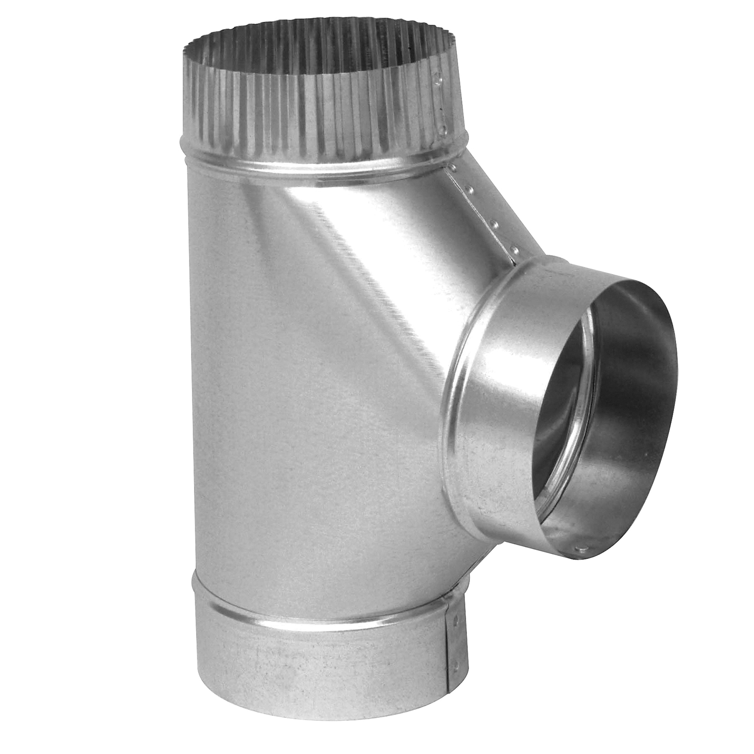 Imperial 8 in. X 8 in. X 8 in. Galvanized Steel Furnace Pipe Tee - Jamoozus