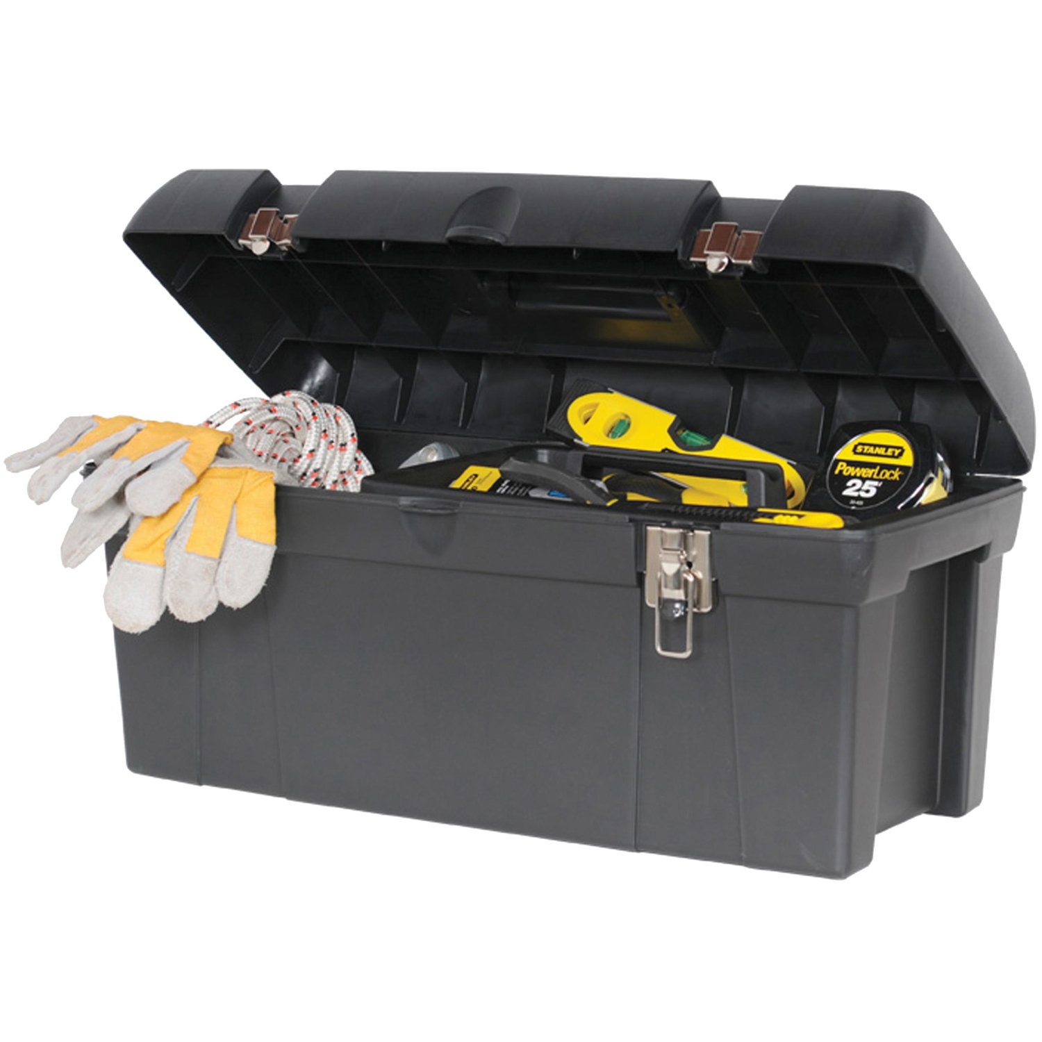 Stanley Series 2000 24 in. Tool Box Black/Yellow - Jamoozus