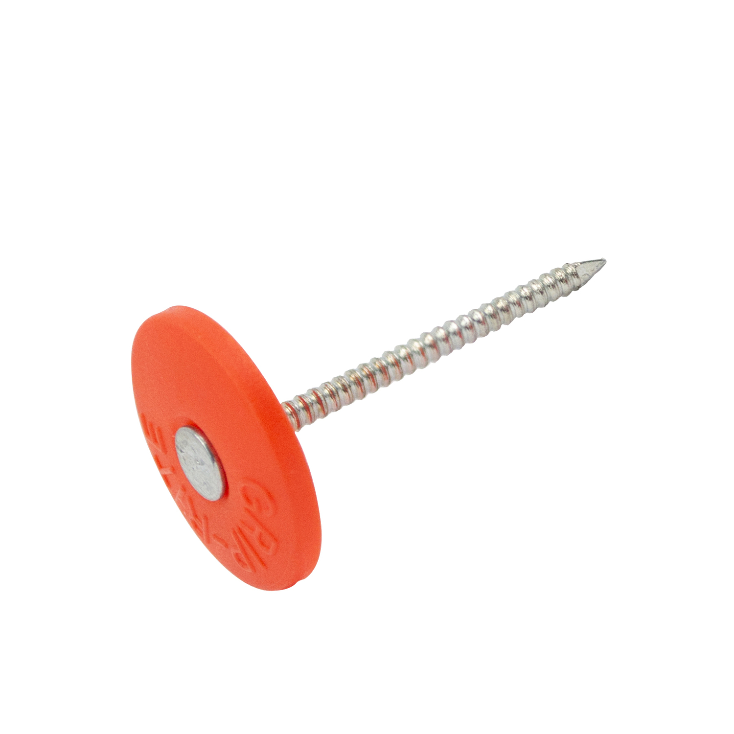 Grip-Rite 3 in. Cap Electro-Galvanized Plastic/Steel Nail Full Round Head - Jamoozus