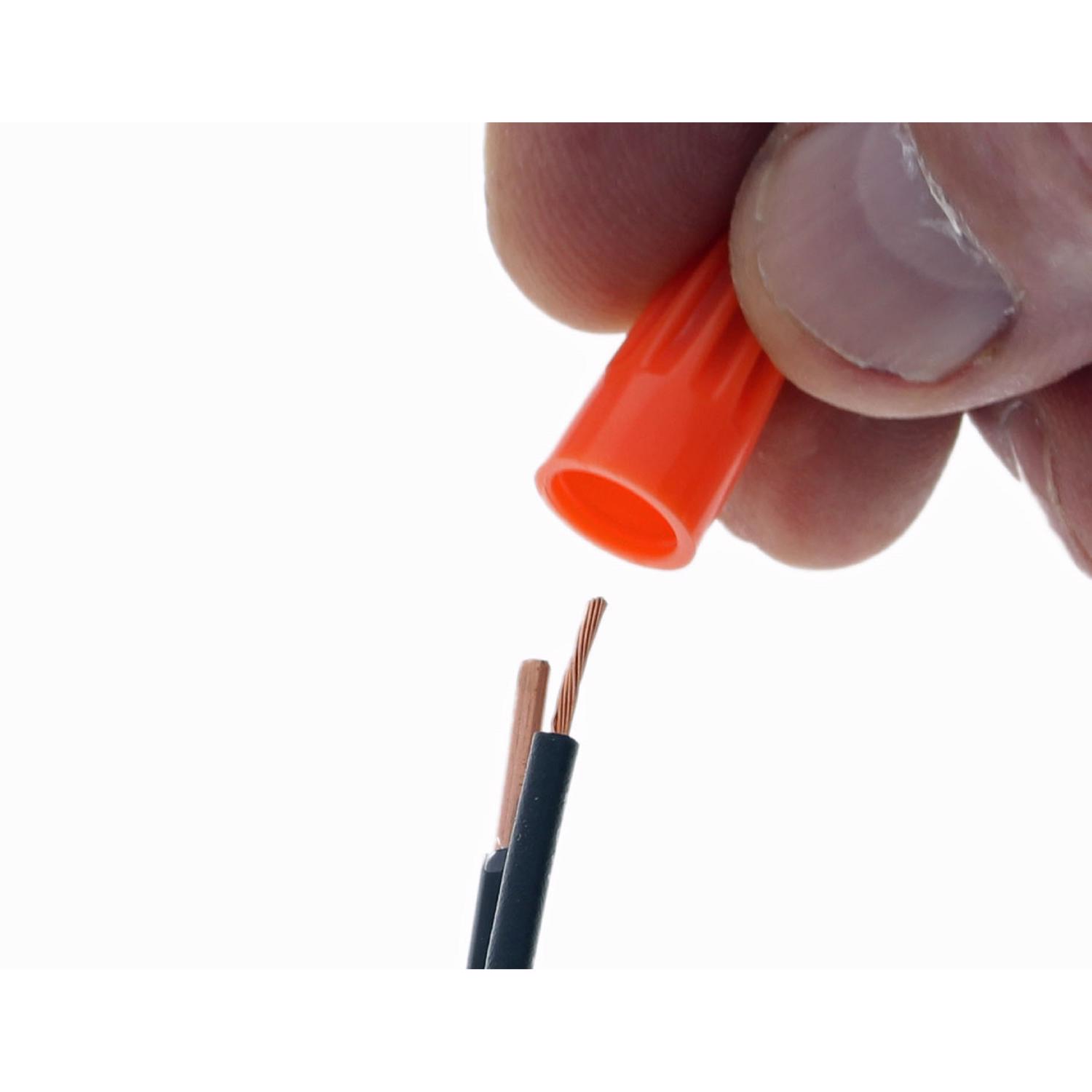 Ideal Wire-Nut 14 AWG Wire Connectors Orange 250 pk - Jamoozus